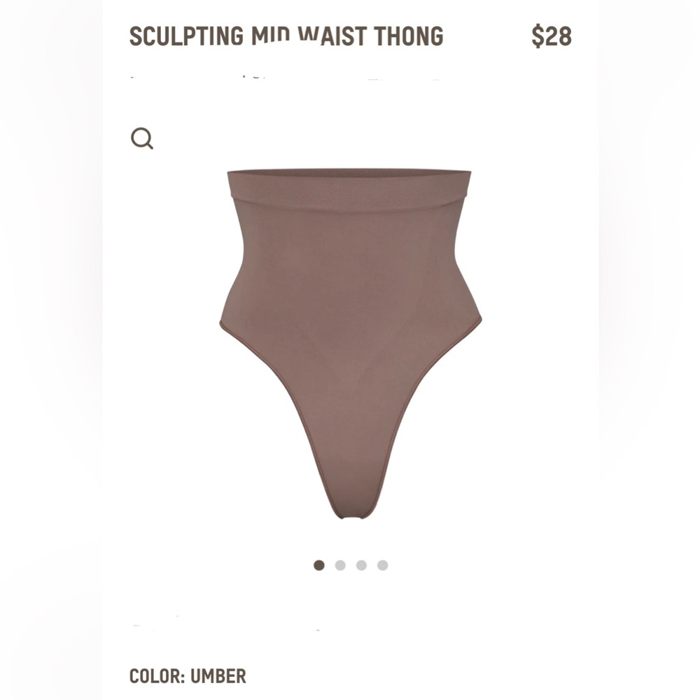 SKIMS - SCULPTING MID WAIST THONG